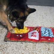 toys for dogs that like to dig. dog playing with snuffle mat