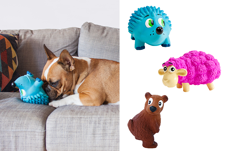 durable rubbler dog toy