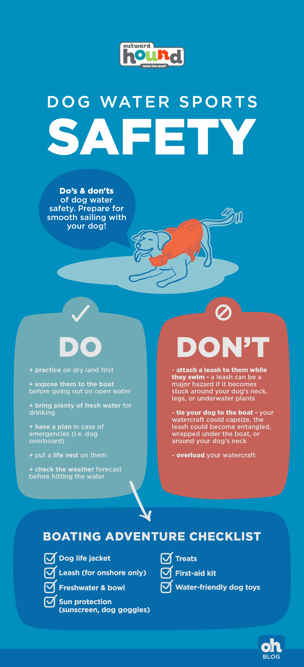 boating with dogs checklist