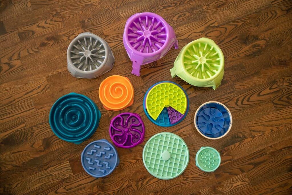 slow feeder dog bowls